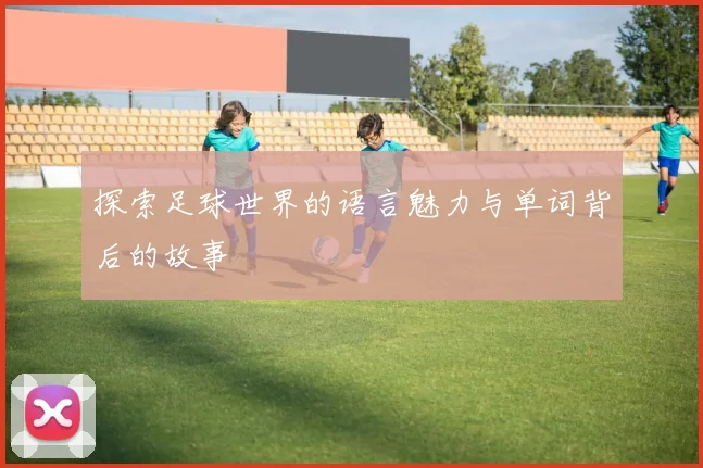 探索足球世界的语言魅力与单词背后的故事