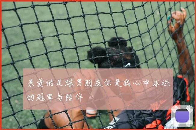 亲爱的足球男朋友你是我心中永远的冠军与陪伴